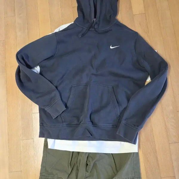 [BUNJANG] Nike Black Hooded Sweatshirt XL / 나이키 후드티 XL 블랙 후드