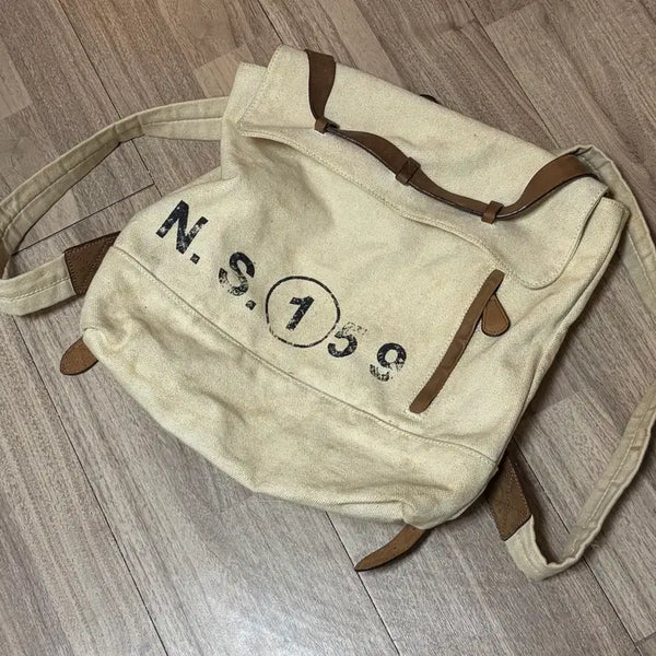 [BUNJANG] Zara Canvas Backpack / 자라 캔버스 백팩
