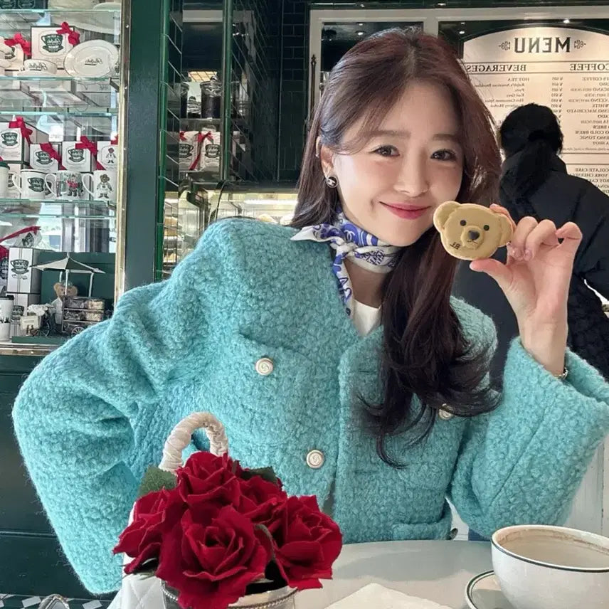 [BUNJANG] Bicycini Tweed Jacket / 바이씨니 트위드자켓