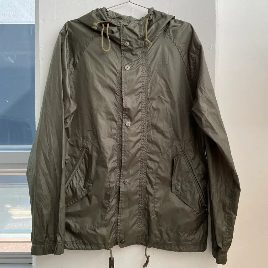 [BUNJANG] Beanpole Khaki Windbreaker Jacket / (XL) 빈폴 카키 바람막이 자켓