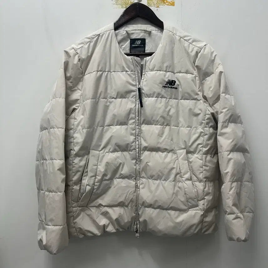[BUNJANG] New Balance Lightweight Padded Jacket Beige 95 / {만원빈티지 최저가}뉴발란스 경량 패딩 자켓 베이지 95
