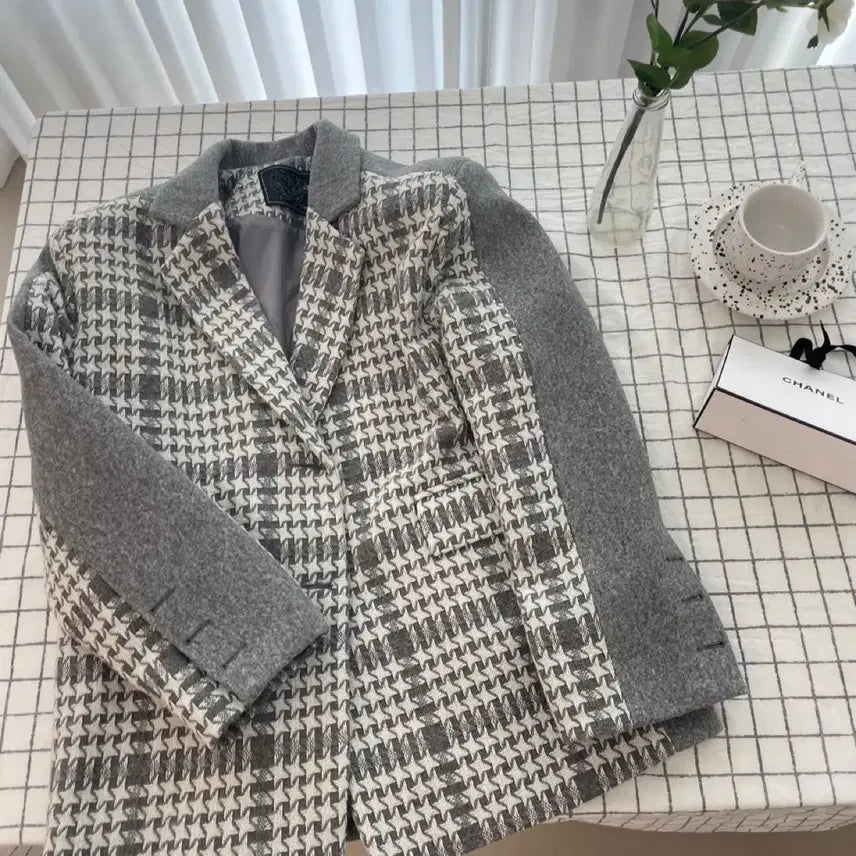 [BUNJANG] Checked Jacket New Arrival / 체크 자켓 새상품