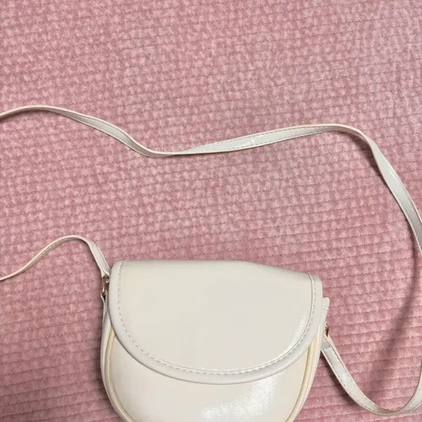 [BUNJANG] White Mini Crossbody Bag / 화이트 미니 크로스백
