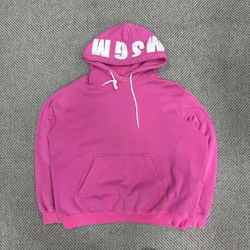 [BUNJANG] MSGM Logo Hoodie v5873 / MSGM 로고 후드티 v5873