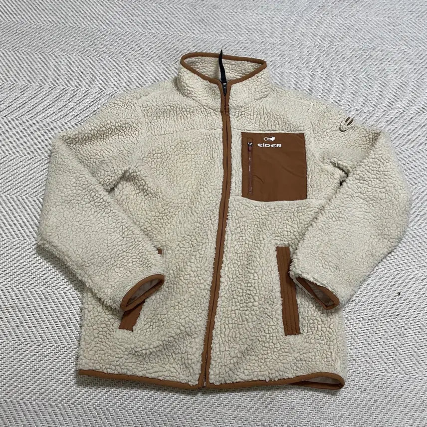 [BUNJANG] Eider Fleece Jacket Ivory / (S) 아이더 플리스 자켓 아이보리