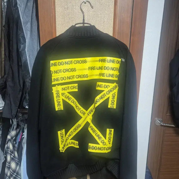[BUNJANG] Off-White Varsity Jacket / 오프화이트 바시티 자켓 m