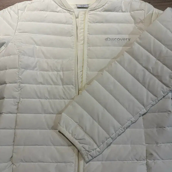 [BUNJANG] Discovery Lightweight Padded Jacket Ivory / 디스커버리 경량 패딩 아이보리