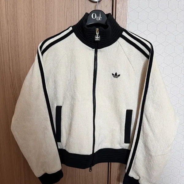 [BUNJANG] Adidas Color Jacket Cream White S / 아디다스 컬러재킷 크림화이트 s