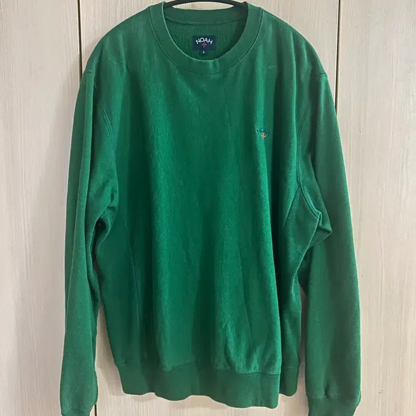 [BUNJANG] Noah Classic Sweatshirt Green / 노아(Noah) 클래식 맨투맨 그린