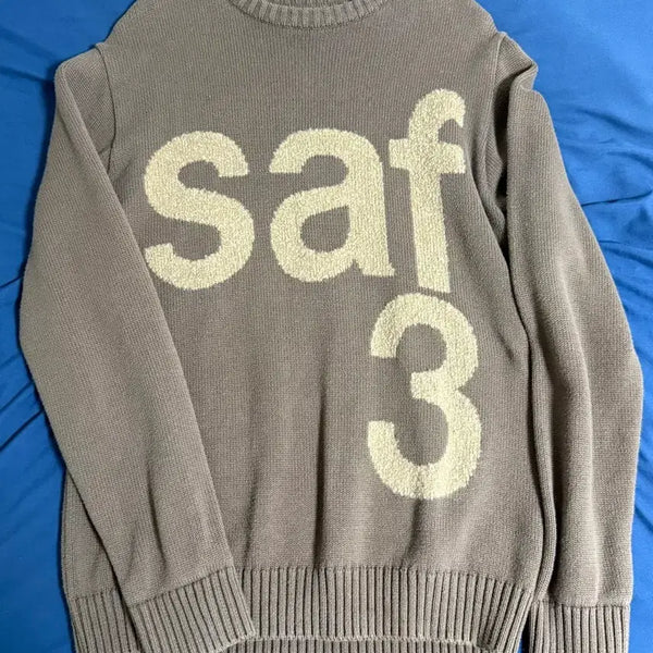 [BUNJANG] Safarispot Knit Brown / 사파리스팟 니트 브라운 1