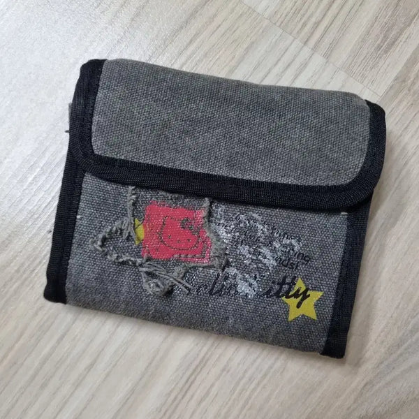 [BUNJANG] Hello Kitty Denim Wallet / 헬로키티 빈티지 데님 지갑