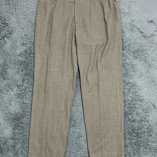 [BUNJANG] TIME HOMME Grey Wool Slacks (Spring/Fall) / (정품) 타임옴므 그레이 모 슬랙스 [봄가을] 허리36