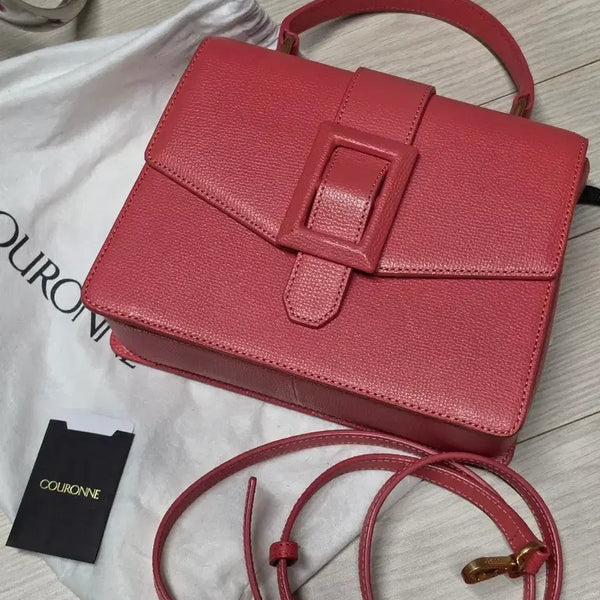 [BUNJANG] Couronne Pink Two-Way Bag / 쿠론 핑크 투웨이백