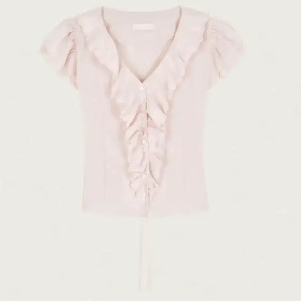 [BUNJANG] Klicia Lodge Blouse - Size M / 클리시어 로지 블라우스 M