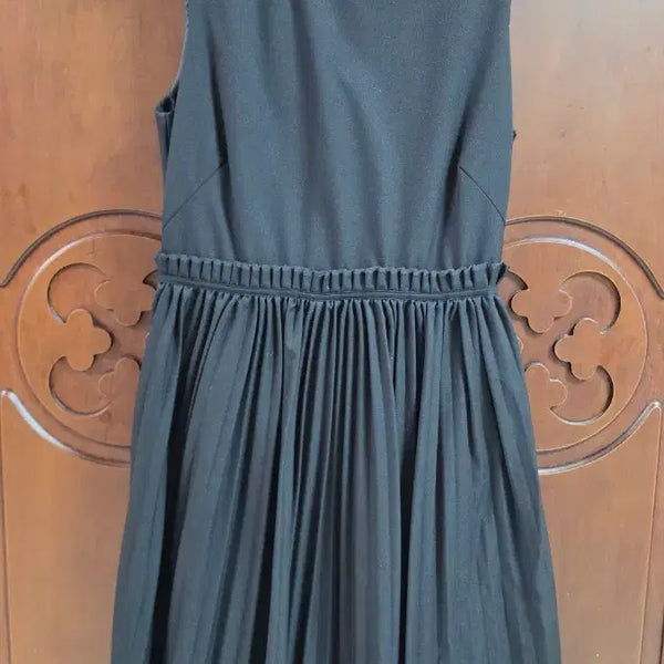 [BUNJANG] Black Pleated Dress / 검정색 플리츠 원피스