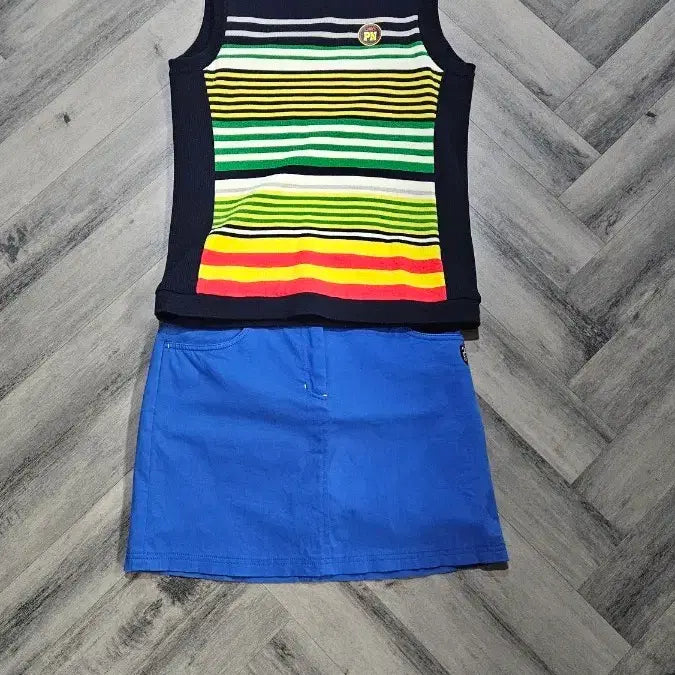 [BUNJANG] Golf Windproof Vest & Skirt Set / 골프 방풍조끼 & 스커트 세트