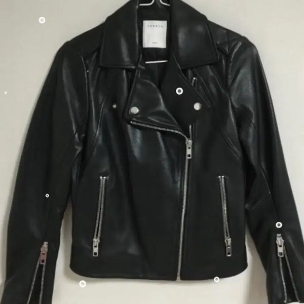 [BUNJANG] Sandro Real Lambskin Leather Jacket / 산드로 sandro 리얼 양가죽 자켓