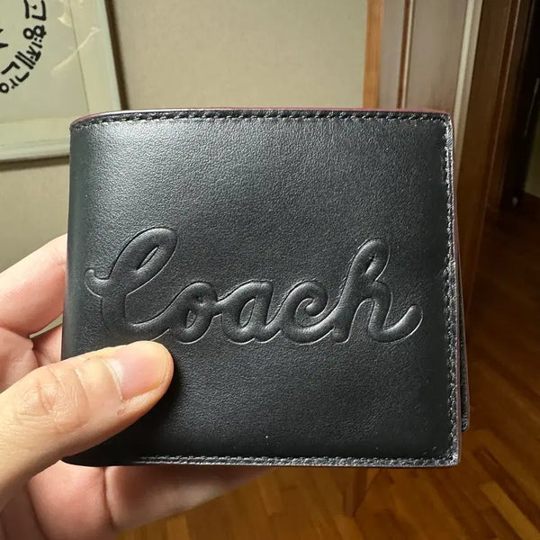 [BUNJANG] Coach Leather Bi-Fold Wallet / 코치 지갑