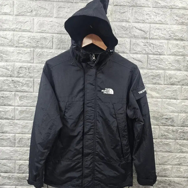 [BUNJANG] The North Face Black Hooded Jacket / 노스페이스 블랙 후드 자켓  실사이즈 100세탁완료