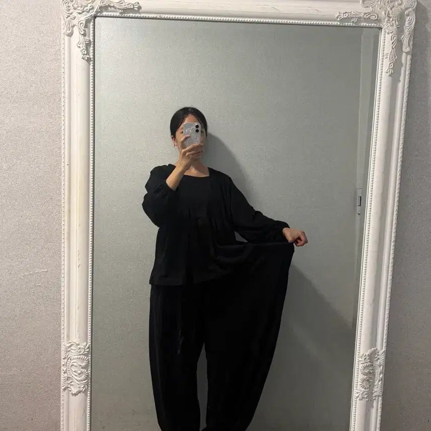 [BUNJANG] Harem Jogger Pants - Black / 새상품 하렘 조거팬츠 빅사이즈 가능