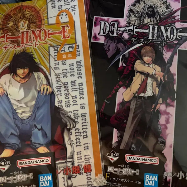 [BUNJANG] Death Note Poster Set 1 & 2 / 데스노트 포스터 1,2 미개봉 택포