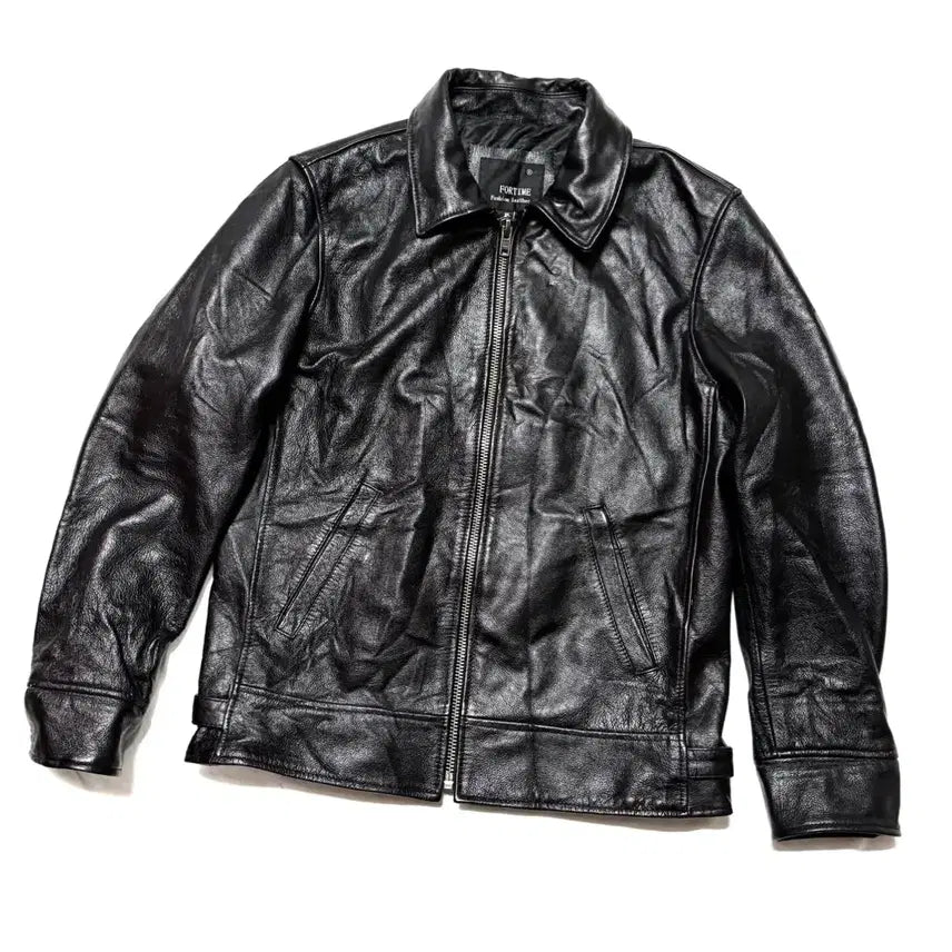 [BUNJANG] Fortime Leather Jacket XL / Fortime - 레더 자켓