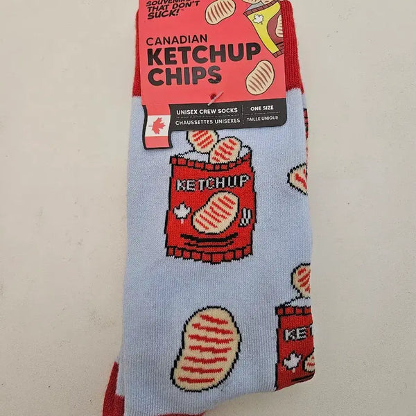 [BUNJANG] Canada Ketchup Socks / 캐나다 케찹양말