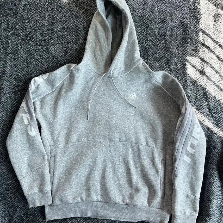 [BUNJANG] Adidas SI Word Pullover Hoodie / 아디다스 SI 워드 풀오버 후드티 판매합니다.
