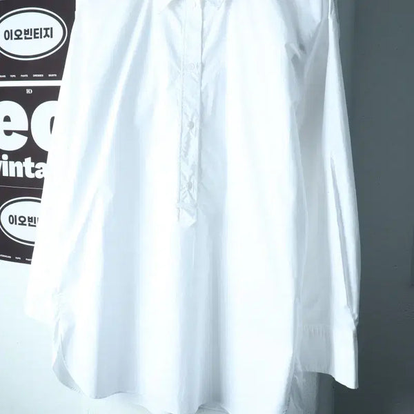 [BUNJANG] Zara Plain White Shirt / W(M-L) 자라 셔츠 남방 무지 화이트 놈코어-H40277