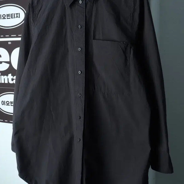 [BUNJANG] COS Oversized Solid Charcoal Shirt / W(M-L) 코스 셔츠 남방 오버핏 무지 차콜 에이징 놈코어-H40278