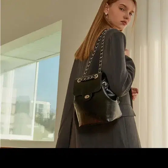 [BUNJANG] Anoetic Silver Black Shoulder Bag / 아노에틱 은장블랙