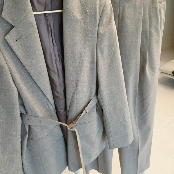 [BUNJANG] The Cashmere Beige Suit Set / 더캐시미어 베이지 수트 세트