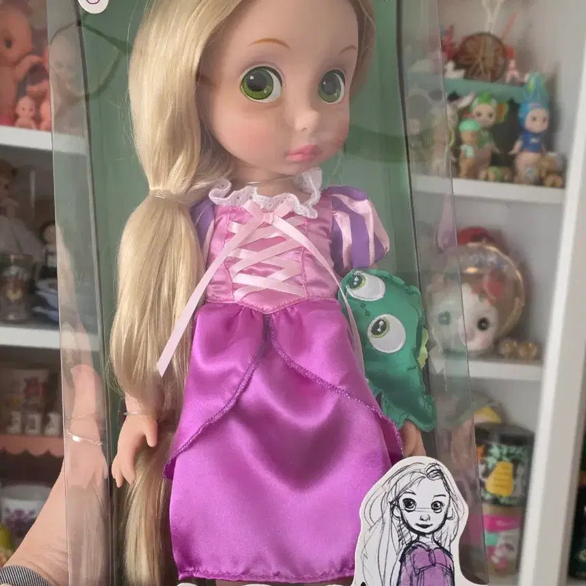 [BUNJANG] Disney Animator's Collection Rapunzel (2017 Renewal Version) Doll / [미개봉 정품] 디즈니 베이비돌 라푼젤 (17년 리뉴얼 버전/신형 파스칼)