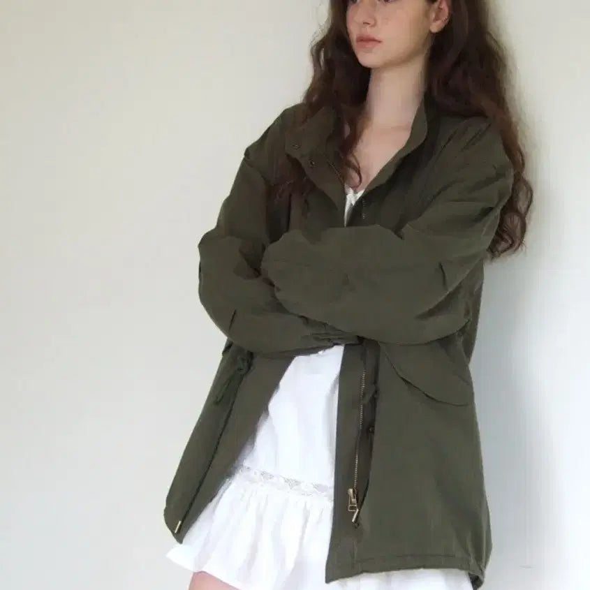 [BUNJANG] Hedment Vintage Washed Fishtail Jacket / 헤더먼트 vintage washed fishtail jacket 야상