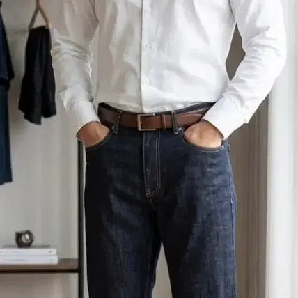 [BUNJANG] Filuminate Straight Fit Denim Pants (Large) / 데님 팬츠
