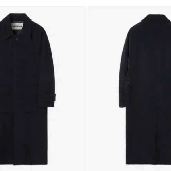[BUNJANG] INSILENCE Oversized Balmacaan Coat (Navy) / 인사일런스 오버사이즈 발마칸 코트 M (네이비)