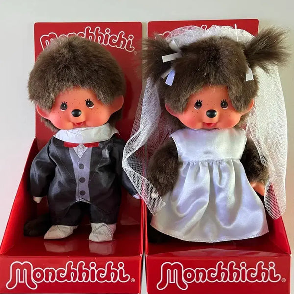 [BUNJANG] Wedding Monchhichi Bride and Groom Bundle Set / 신랑 신부 웨딩 몬치치