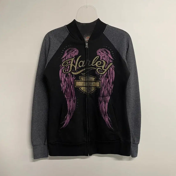 [BUNJANG] Harley-Davidson Rock Chic Zip-Up Jacket / 할리데이비슨 락시크집업