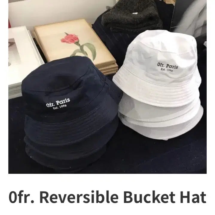 [BUNJANG] Ofr Reversible Bucket Hat Navy / (새상품) Ofr 리버서블 버킷햇 네이비