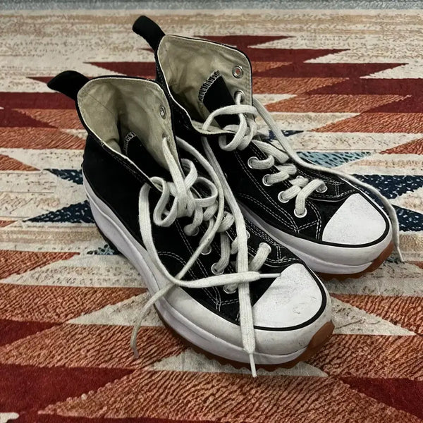 [BUNJANG] Converse Run Star Hike High Top Black / 컨버스 런스타 하이크 하이 [블랙] 260