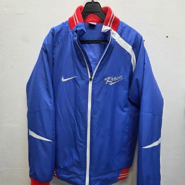 [BUNJANG] Nike Korea Windbreaker Jacket Blue / 나이키 코리아 바람막이 자켓 블루