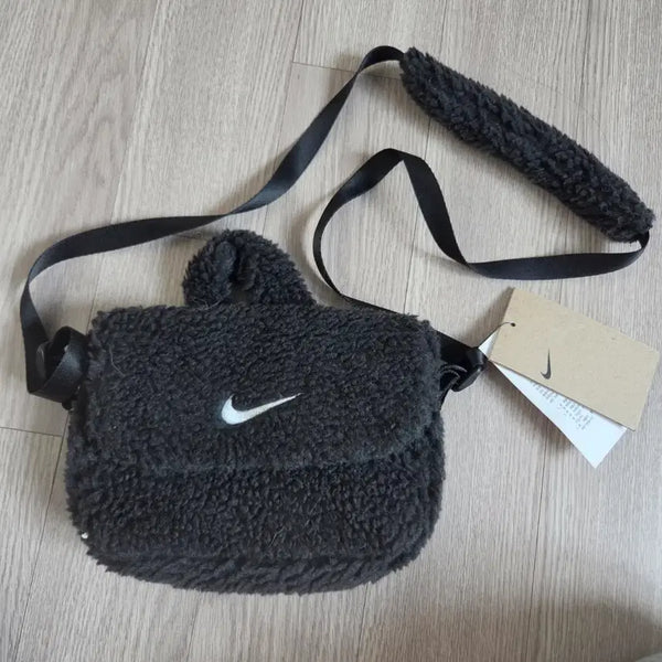 [BUNJANG] Nike Fleece Mini Bag / 나이키 뽀글이 플리스 가방 미니