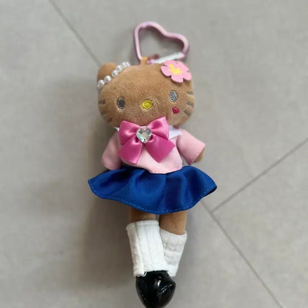[BUNJANG] Tanning Kitty Long Legs Keychain School Uniform Version / 태닝키티 롱다리 키링 교복버전