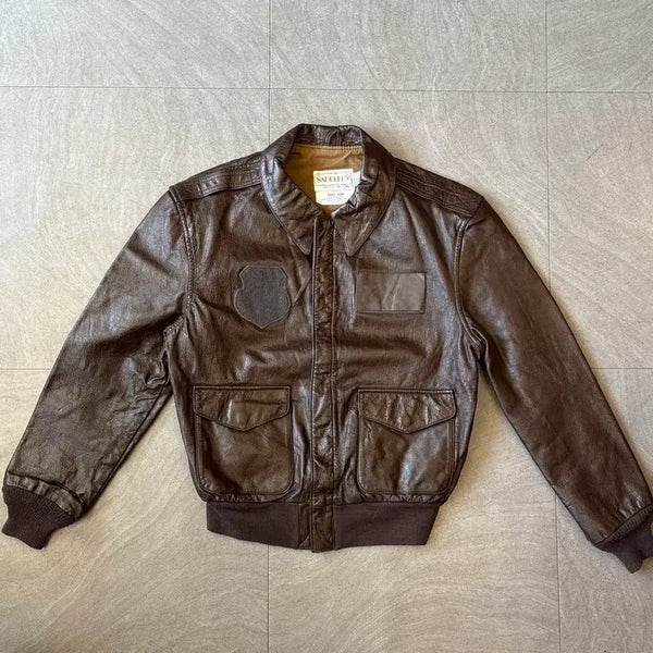 [BUNJANG] 1988 Saddlery A-2 Jacket (US Made) / 88년 미국 생산 Saddlery A-2 자켓