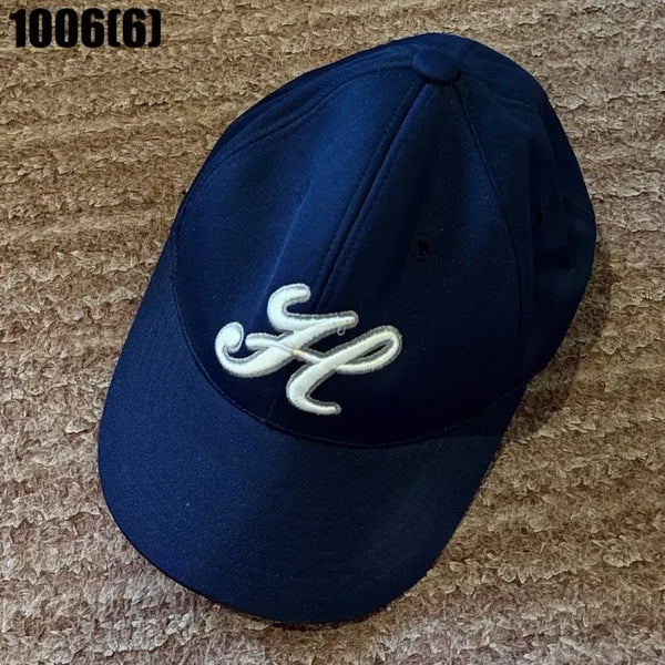 [BUNJANG] Navy H Logo Embroidered Ball Cap / 네이비 볼캡 H 로고 자수 1006