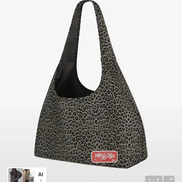 [BUNJANG] Casico Leopard Shoulder Bag / 카시코 레오파드 숄더백 호피가방