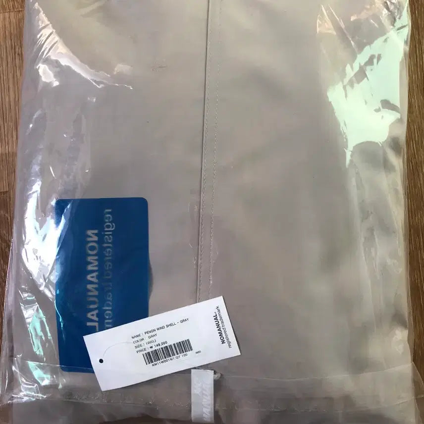 [BUNJANG] Nomnuell Phenon Windshell Hooded Jacket Warm Grey L / 노매뉴얼 페논윈드쉘빠람막이 후드자켓 웜그레이L 새상품