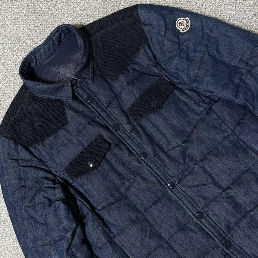 [BUNJANG] Moncler Padded Shirt Jacket / 몽클레어 패딩 셔츠 자켓