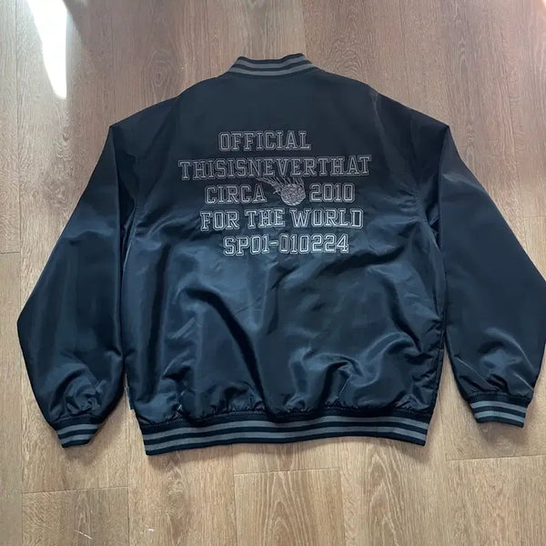 [BUNJANG] Thisisneverthat Stadium Jacket / 디스이스네버댓 스타디움
