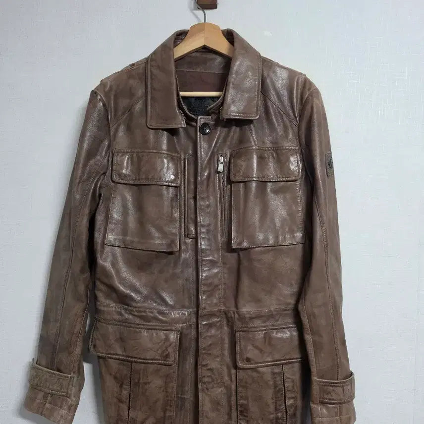 [BUNJANG] Beanpole Montecore Leather Jacket Size 100 / 빈폴 몬테꼬레 레더 자켓 100